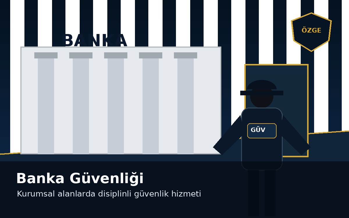 Banka güvenlik görevlisi